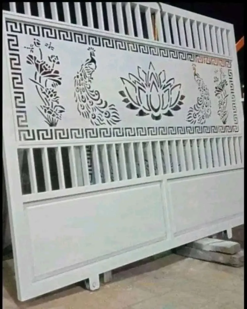 PINTU PAGAR DORONG CUTTING LASER
